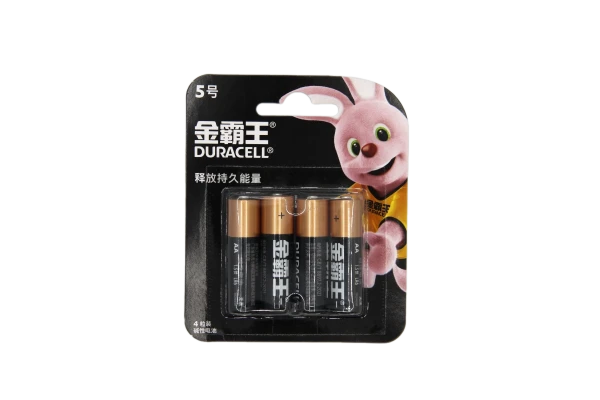 Батарейка Duracell Basic LR6 AA BL4 Alkaline 1.5V CN (Китай) (4/48)