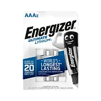 Батарейка Energizer Ultimate FR03 AAA BL2 Lithium 1.5V (2/24)