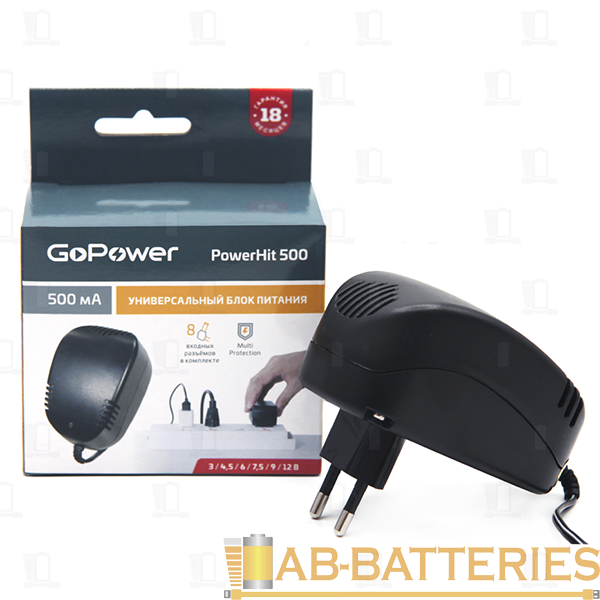 Блок питания GoPower Powerhit 500 универсальн. (1/20/40)