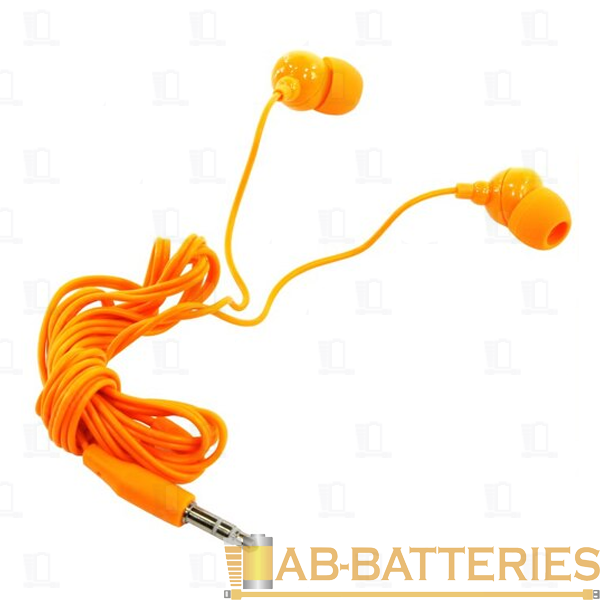 Наушники внутриканальные Smartbuy Color Trend оранжевый (1/20/320)