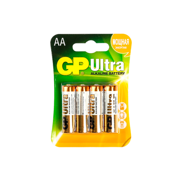 Батарейка GP ULTRA PLUS G-tech LR6 AA BL4 Alkaline 1.5V (4/40/320)