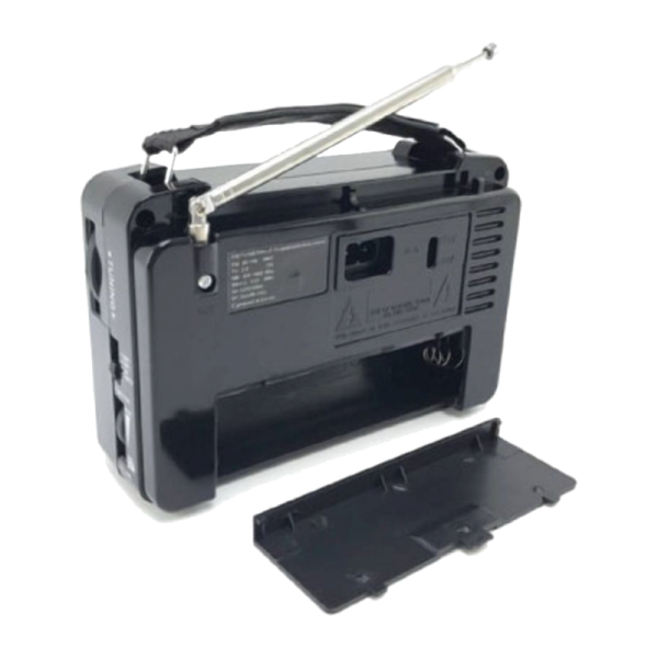 Радиоприемник MRM-Power MR-606AC пластик Jack3.5 черный (1/40)