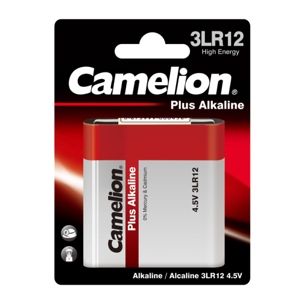 Батарейка Camelion Plus 3LR12 BL1 Alkaline 4.5V (1/6/144)