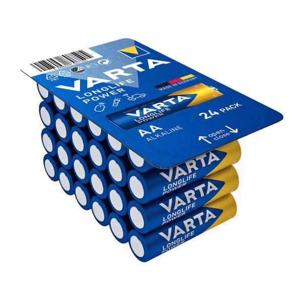 Батарейка Varta LONGLIFE POWER (HIGH ENERGY) LR6 AA BOX24 Alkaline 1.5V (4906) (24/288)