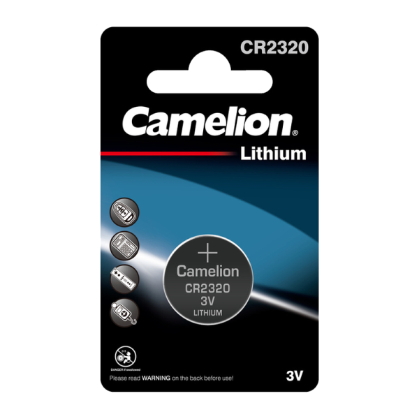 Батарейка Camelion CR2320 BL1 Lithium 3V (1/10/1800)