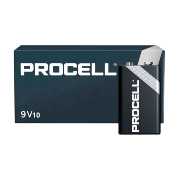 Батарейка Duracell Procell CONSTANT Крона 6LR61 BOX10 Alkaline 9V (10/50)