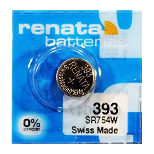 Батарейка Renata 393 Silver Oxide 1.55V (1/10/100)