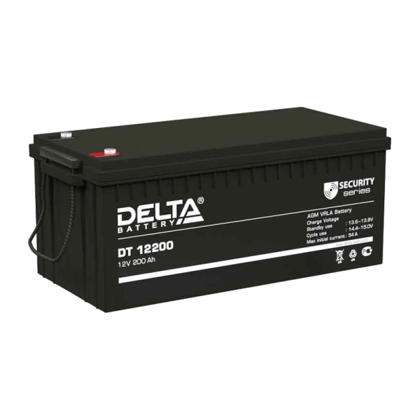 Аккумулятор свинцово-кислотный Delta DT 12200 12V 200Ah