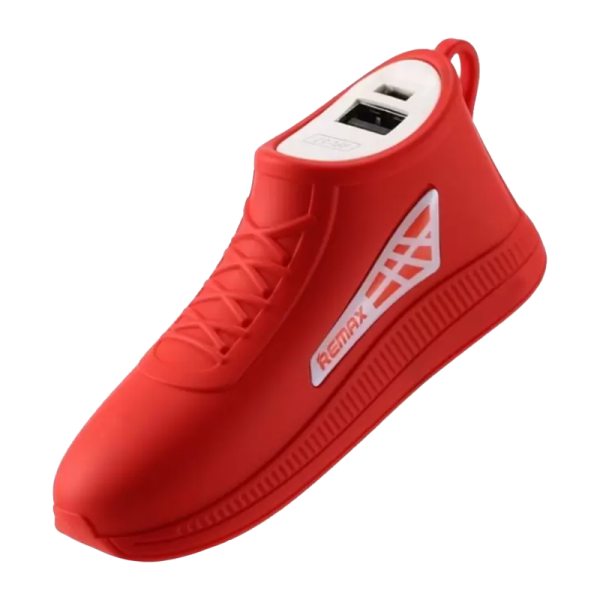 Внешний аккумулятор Remax RPL-57 Running Shoe 2500mAh 1.0A 1USB красный (1/60)