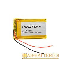 Аккумулятор ROBITON LP803048 3.7В 1200мАч PK1 1/10/250
