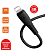 Кабель GoPower GP07L USB (m)-Lightning (m) 1.0м 2.4A силикон черный (1/200/800)