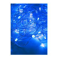 Гирлянда Космос 80LED 8.8м лампочки нить 8 режимов синий (1/50)
