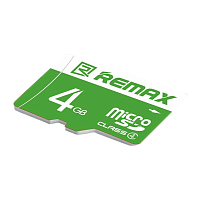 Карта памяти microSD Remax 4GB Class4 без адаптера