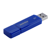 Флеш-накопитель Smartbuy Dock 32GB USB2.0 пластик синий
