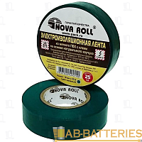 Изолента Nova Roll ПВХ 19мм*25м зеленый