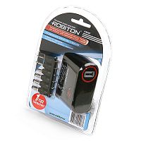 Блок питания ROBITON K3000S 3000мА с насадками Micro- и Mini-USB  BL1 (1/20/40)
