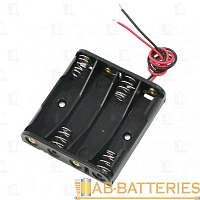 Батареечный отсек ET AA 4S1P-W с проводами