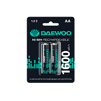 Аккумулятор бытовой Daewoo HR6 AA BL2 NI-MH 1600mAh (2/20/100)