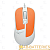 Мышь проводная Gembird MOP-410-O классическая USB белый оранжевый (1/100)