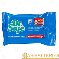 Салфетки Dr.Safe для рук антибакт.+без запаха 15шт. (1/15)