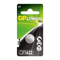 Батарейка GP CR1632 BL1 Lithium 3V (1/10/100/900)