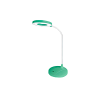 Светильник настольный Ultraflash UF-745 7W на основании сенс. диммируемый зеленый (1/30)