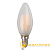 Лампа светодиодная филамент ЭРА B35 E14 7W 4000К 170-265V груша матовая