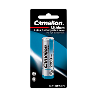 Аккумулятор Li-ion Camelion ICR18650 BL1 2200mAh без защиты (1/12/144)