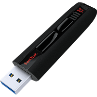 Флеш-накопитель SanDisk EXTREME CZ80 64GB USB3.0 пластик черный