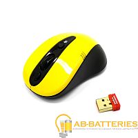 Мышь беспроводная A4Tech G9-370-3 классическая USB желтый (1/40)
