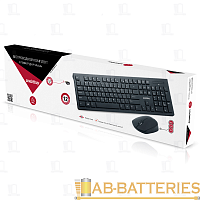 Набор клавиатура+мышь беспроводной Smartbuy 206368AG классическая черный (1/20)
