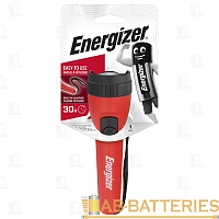 Фонарь универсальный Energizer Plastic Light 1.2W 1LED от батареек черный (1/12)