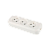 Колодка Toker 3R 3гн б/з белый индивидуальная упаковка (1/50)