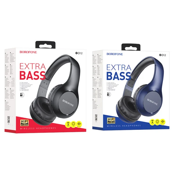 Наушники полноразмерные Borofone BO17 bluetooth 5.0 с микр. синий (1/36)