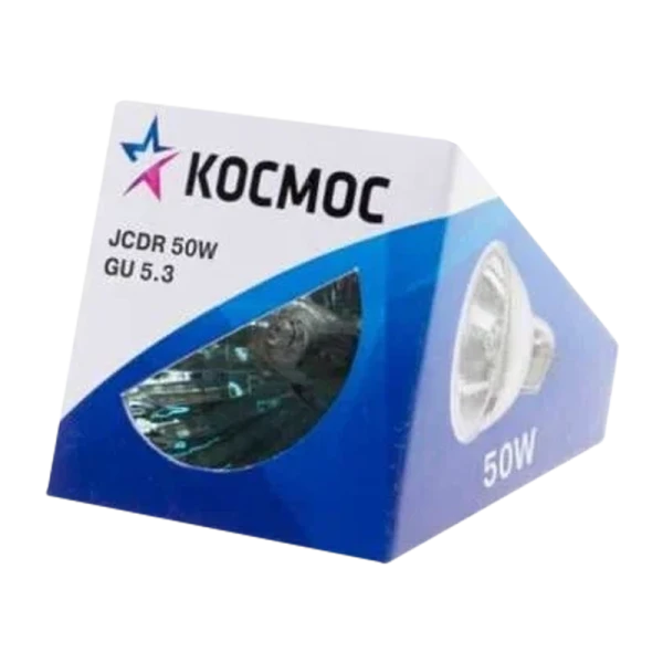 Лампа галогенная Космос JCDR GU5.3 50W 3000К 220V софит