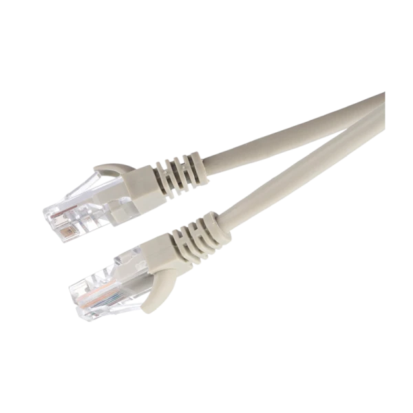 Патч-корд GoPower RJ-45 (m)-RJ-45 (m) 2.0м кат.5е ПВХ 26AWG CCA серый Premium Zip-Lock c подвесом