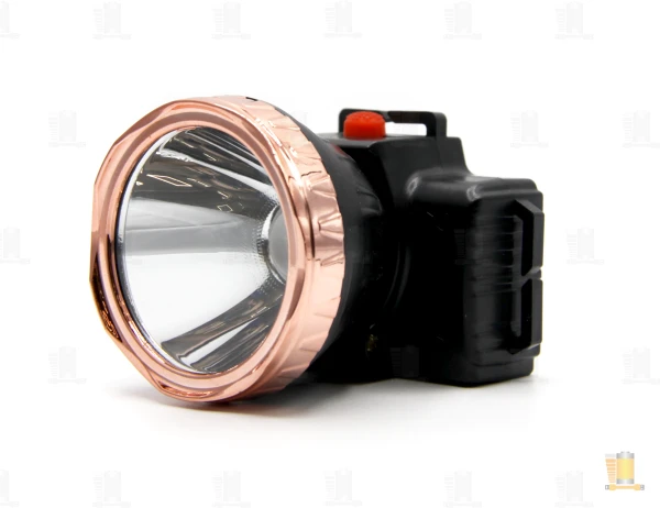 Фонарь налобный Без бренда YT1369 2W от аккумулятора черный