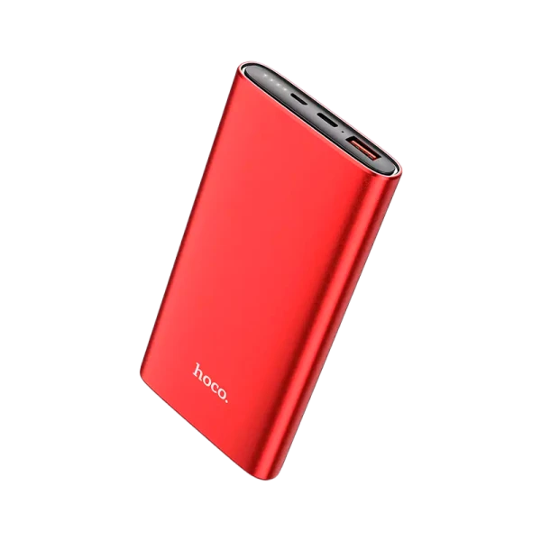 Внешний аккумулятор HOCO J83 10000mAh 3.0A 1USB/Type-C QC3.0 красный (1/24)