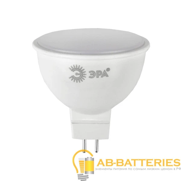 Лампа светодиодная ЭРА MR16 GU5.3 9W 4000К 220-240V софит Eco матовая