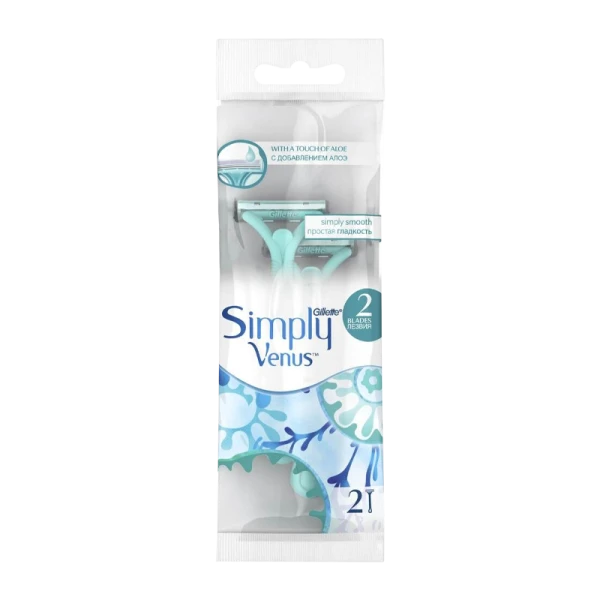 Бритва Gillette VENUS Simply 2 (Satin Care) 2 лезвия 2шт. (1/24)