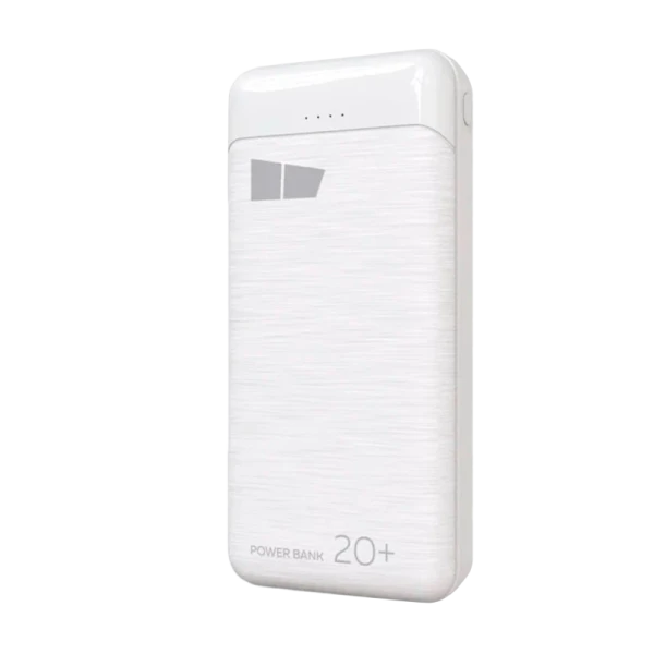 Внешний аккумулятор MORE CHOICE PB33-20 20000mAh 2.1A 2USB белый (1/10/50)