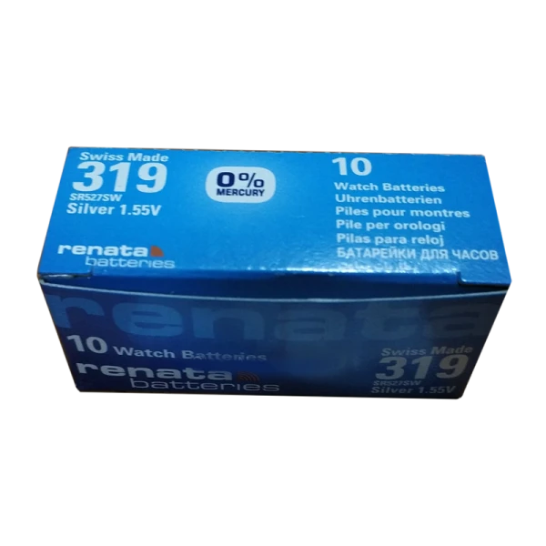 Батарейка Renata 319 (SR527SW) Silver Oxide 1.55V (1/10/100)