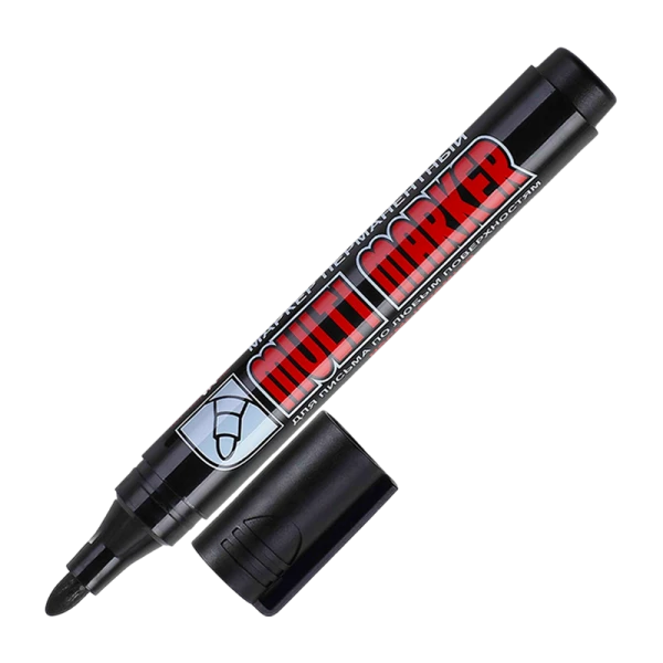 Маркер перманентный Crown Multi Marker CPM-800 3.0мм черный (1/12/720)