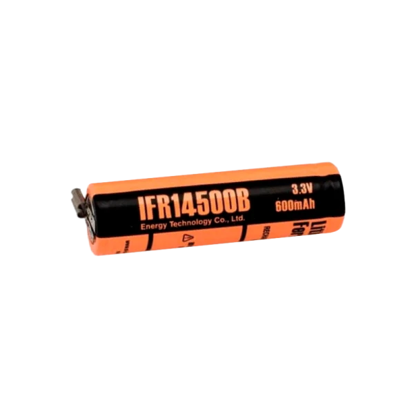 Аккумулятор ET IFR14500B-HT 14.5*50.0, 600mAh, Li-Fe, 3.3V (1/600)"