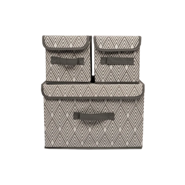 ЕГ Geometry Набор коробов 38х26х24,5 1 шт и 17x26x17,2 2 шт (1/8)