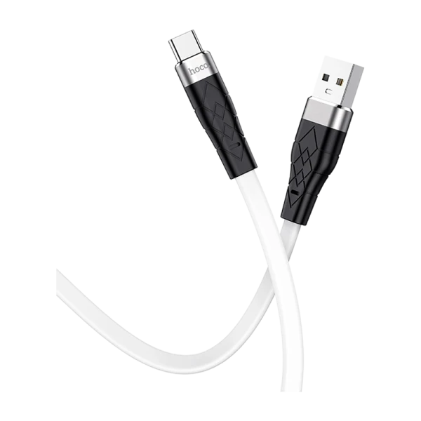Кабель HOCO X53 USB (m)-Type-C (m) 1.0м 2.4A силикон белый (1/31/310)