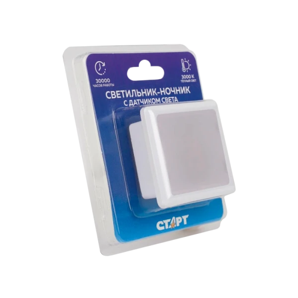Ночник Старт Satellite NL 2LED 220V диммируемый белый (1/20)