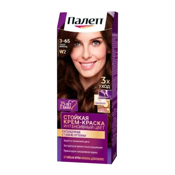 Краска для волос Schwarzkopf Palette 110мл W2 Темный шоколад (1/10)