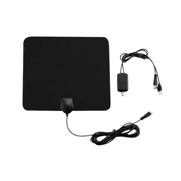 ТВ-Антенна комнатная Вектор AR-107 активная с питанием с усилителем DVB-T/T2 (1/20)