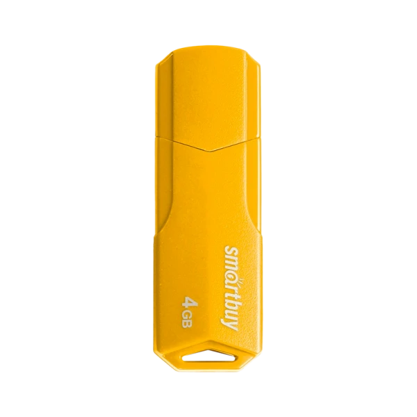 Флеш-накопитель Smartbuy Clue 4GB USB2.0 пластик желтый